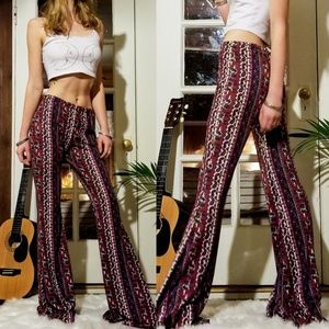 NWT Boho Stretchy Bell Bottoms